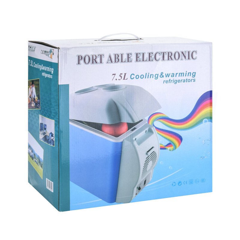 Car Mounted Refrigerator Dual-purpose 7.5L Portable Car Small Cold And Warm